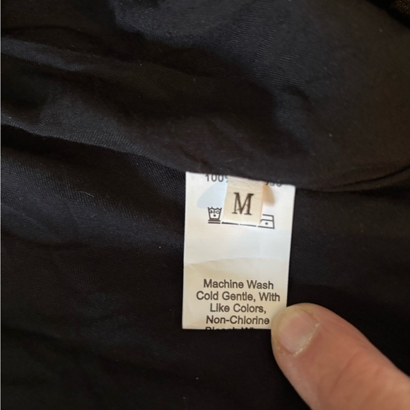 BYFBM Black and White/orange Ruffled Halter Mini Dress size Medium - Picture 5 of 5